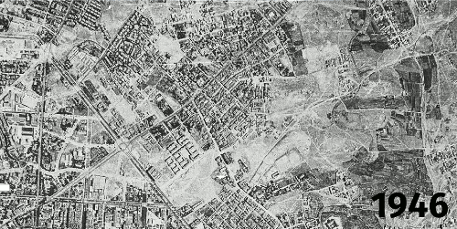 El barrio madrileño de Prosperidad en fotos aéreas 1946-2014